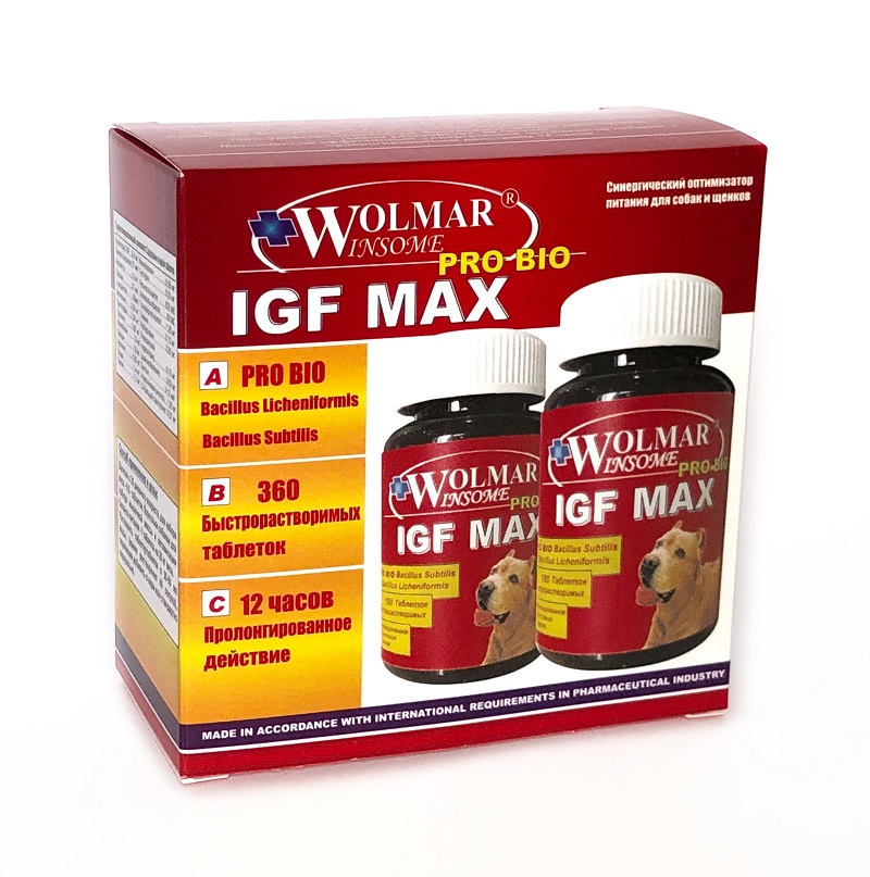 WOLMAR WINSOME® PRO BIO IGF MAX -360 таблеток